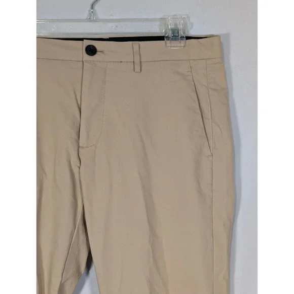 Bonobos 3XDry Tech Pants Mens 30x30 Khaki Tailor Fit Performance Stretch - Picture 2 of 12